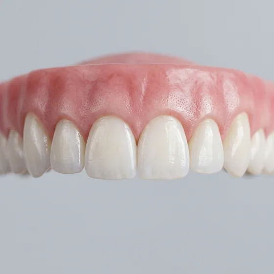 Even balanced gumline with longer-looking teeth