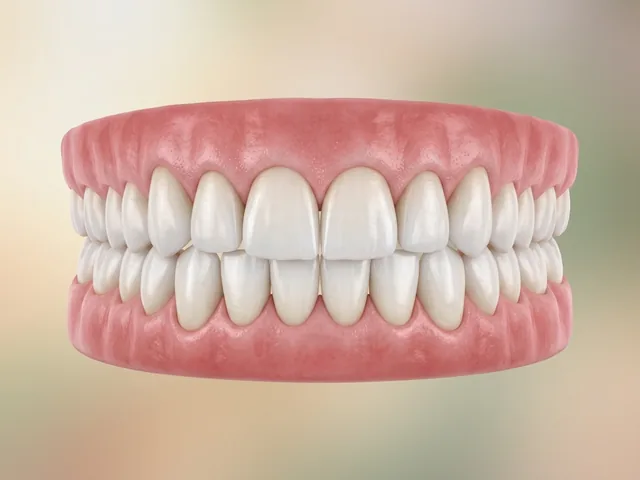 A complete, healthy, restored set of teeth