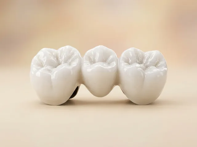 Puente de porcelana personalizado de tres piezas